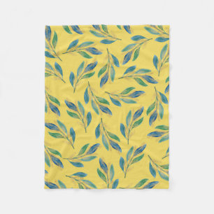 Orange Blood Fleece Blanket