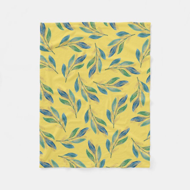 Orange Blood Fleece Blanket (Front)