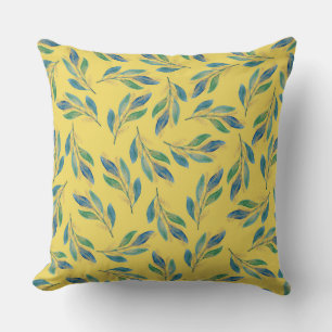 Orange Blood Throw Pillow