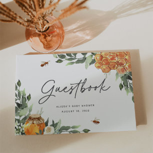 Orange Blossom Honey Bee Event Guest Book