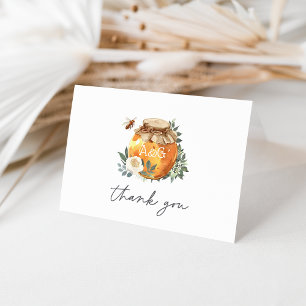 Orange Blossom Honeybee Couples Monogramme Merci
