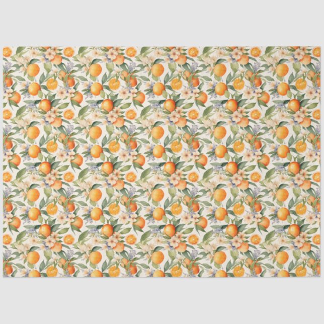 Orange Blossom Tissue Paper (Front)