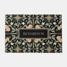 Orange Blossoms Family Name Black