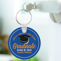 Orange Blue Graduate Personalized 2023 Graduation