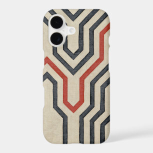 Orange & Blue Graphic Lines