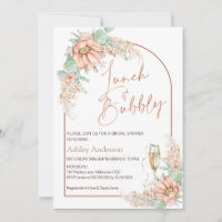 Orange Boho Cactus Lunch and Bubbly Bridal Shower