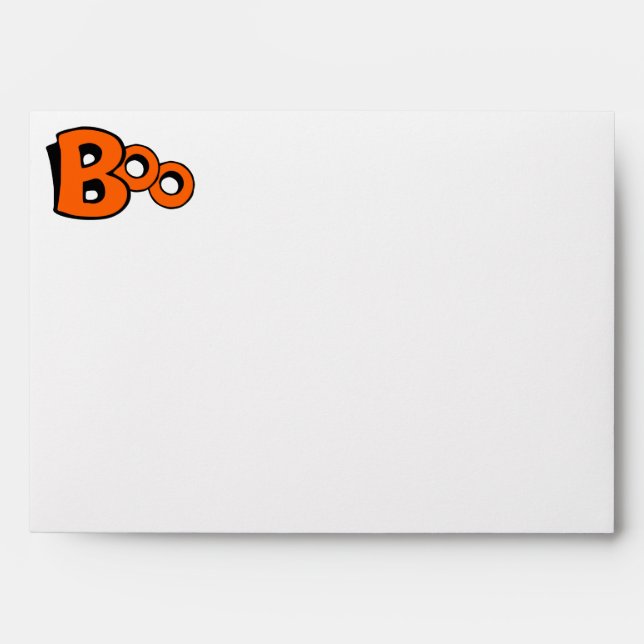 Orange Boo Envelope (Front)