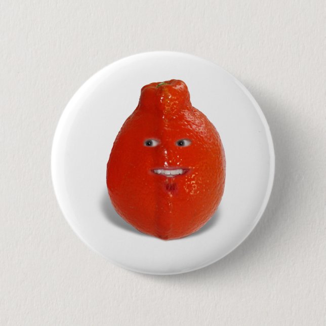 Orange Boy 2 Inch Round Button (Front)