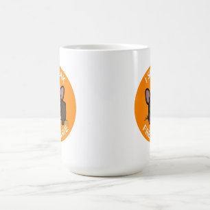 Orange Brindle I Speak Frenchie Coffee Mug