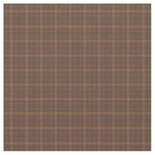 Orange & Brown Tweed Fabric