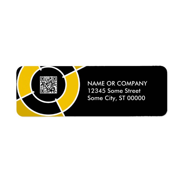 orange bullseye QR code (Front)