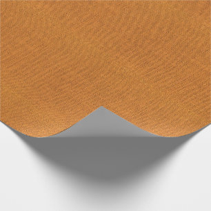 Orange Burlap Texture Wrapping Paper