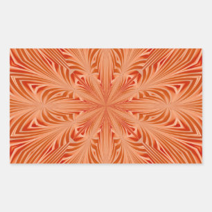 Orange Burst Sticker