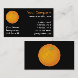 Orange Business Card