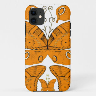 Orange Butterflies iPhone 11 Case