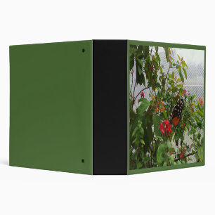 ORANGE BUTTERFLY BINDER