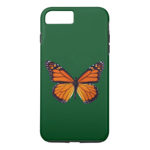 Orange Butterfly iPhone 7 Coque