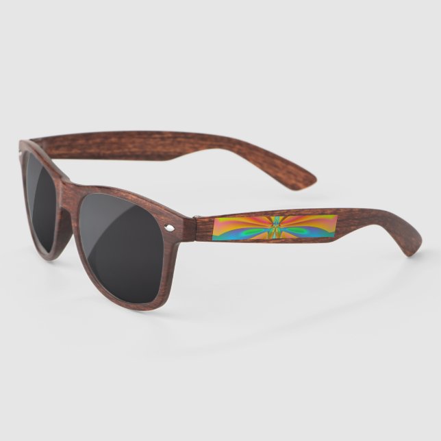 Orange Butterfly Sunglasses (Left)
