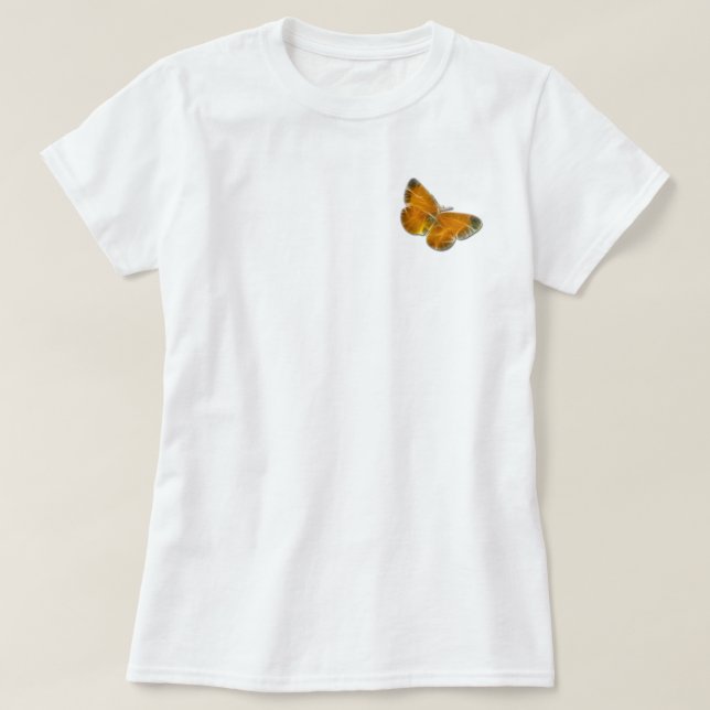 ORANGE BUTTERFLY T-Shirt (Design Front)