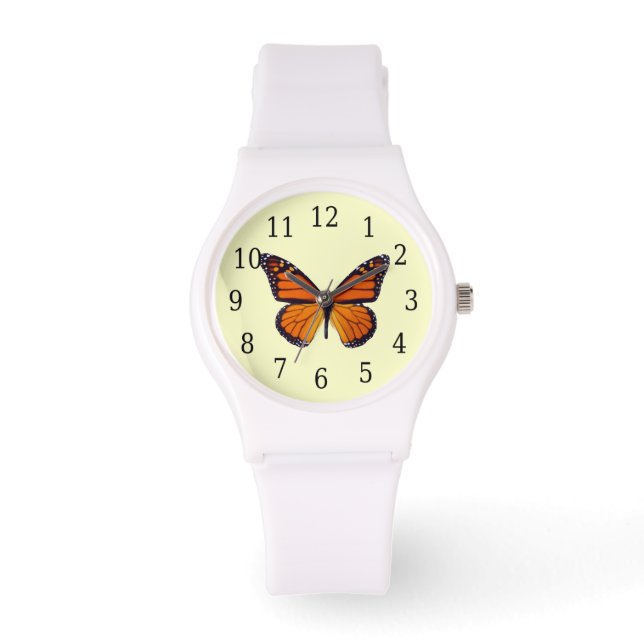 Orange Butterfly Watch (Front)