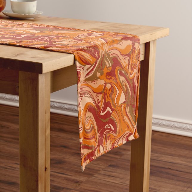 Orange Cake Short Table Runner (In Situ)