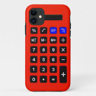Orange Calculator iPhone 11 Case