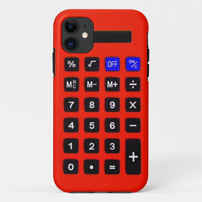 Orange Calculator Case-Mate iPhone Case (Back)
