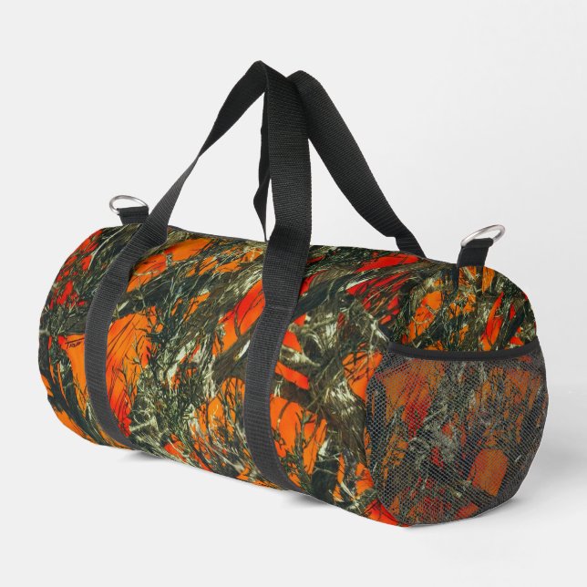 Orange  Camouflage  Duffle Bag (Right Corner)