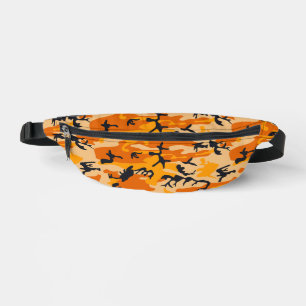 Orange Camouflage, Military, Army Fanny Pack