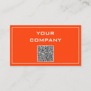 Orange Carte de visite votre propre design avec co