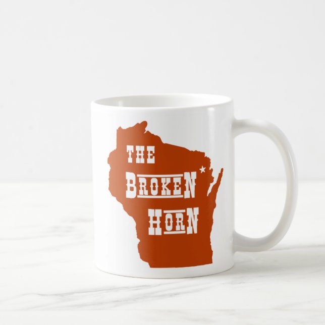 orange cassée de tasse de klaxon (Droite)