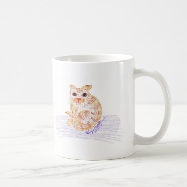Orange Cat Coffee Mug (Right)