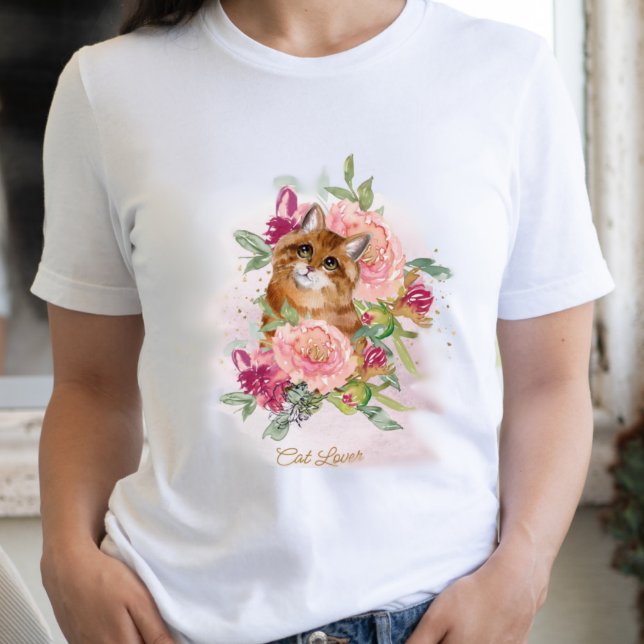 Orange Cat Mom Pet Lover Happy Mothers Day T-Shirt (Creator Uploaded)