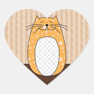 'Orange Cat' Sticker