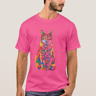 Orange Cat Tabby Cat Popart T-Shirt