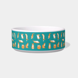 Orange Cats Funny Bowl