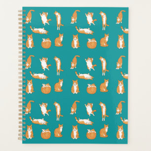 Orange Cats Funny Planner