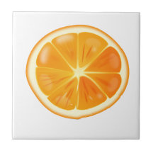 Orange  Ceramic Tile