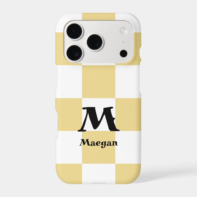 Orange Checkered Pattern Background (Verso)