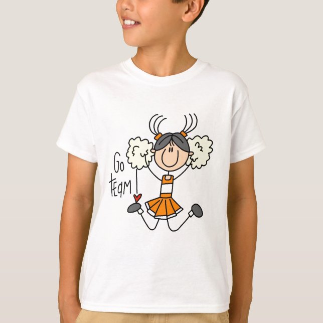 Orange Cheerleader Tshirts and Gifts (Front)
