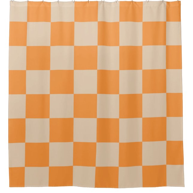 Orange Chequered Gingham Pattern (Front)