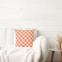 Orange  Chequered Pattern 