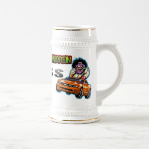 Orange Chevy Camaro SS Stein - White/Gold