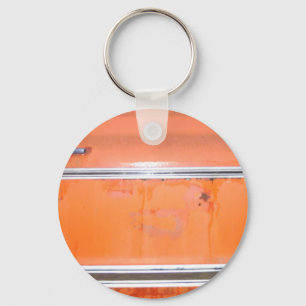 Orange Chevy Truck Door Keychain