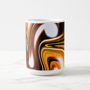 Orange chocolate coffee mug