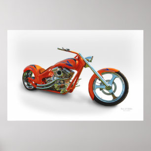 orange chopper poster