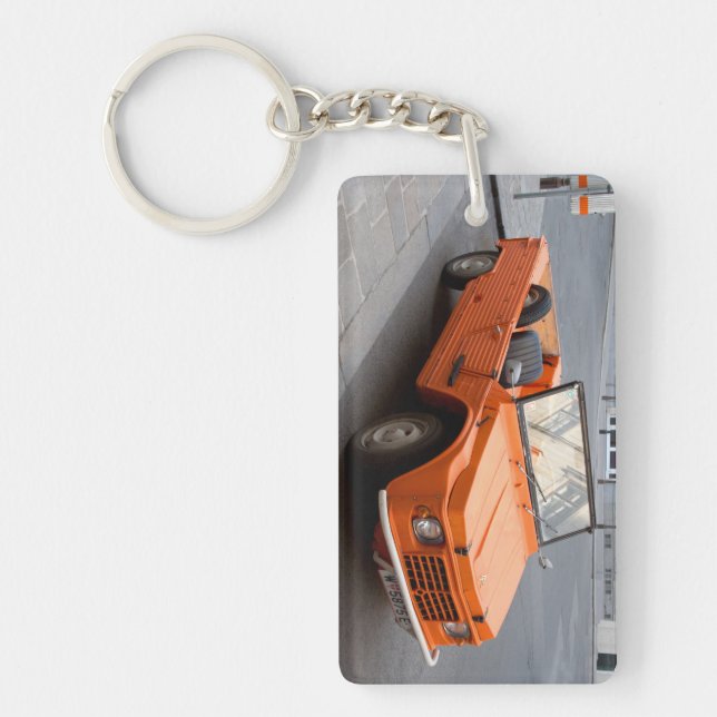 Orange Citroen Mehari Keychain (Front)