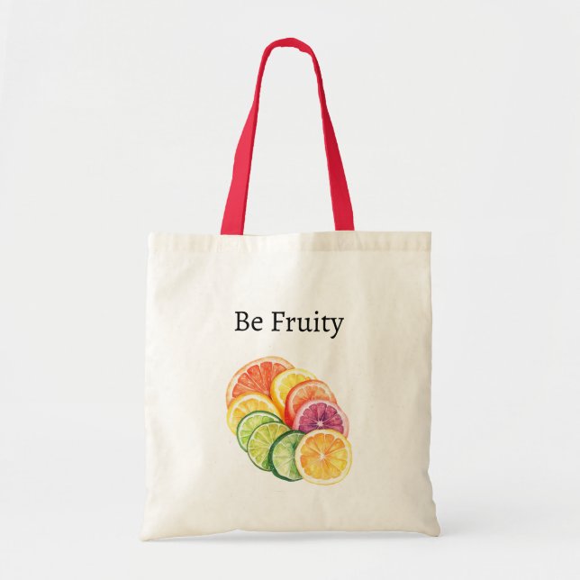 Orange Citrus Fruit Be Fruity Tote Bag (Front)