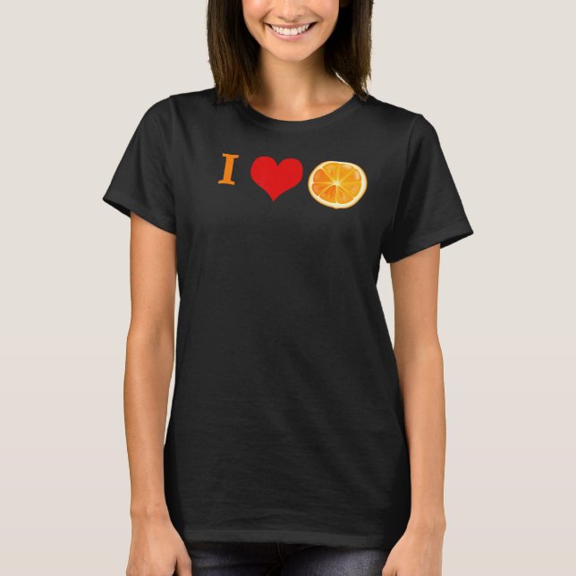 Orange Citrus Fruit   T-Shirt (Front)