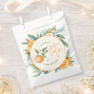 Orange Citrus Little Cutie Baby Shower Favour Bag
